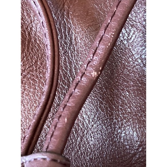 Vera Bradley Women\'s Leather Gallatin Cargo Backpack Burgundy Wine NICE! main image 16